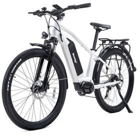 Elektriskais velosipēds Beaster BS118W, 27.5", 250 W, 13 Ah, balta