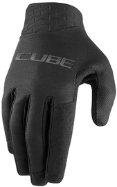 Velo cimdi universālā Cube Performance Long Finger, melna, XXL