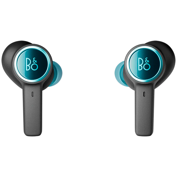 Bezvadu austiņas Bang & Olufsen EX, zila/tumši pelēka