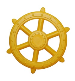 Laste mänguväljaku tarvik 4IQ Pirate Ship Helm, 41 cm x 41 cm