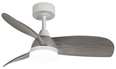 Griestu ventilators ar lampu CristalRecord Bryan CCT, 18 W, 1 gab.
