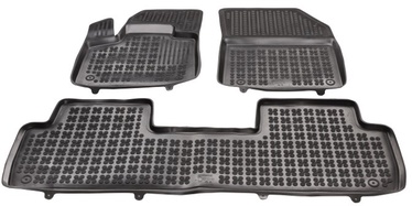 Автомобильные коврики REZAW-PLAST Car Mats, Peugeot 5008 II 2017-, 3 шт.