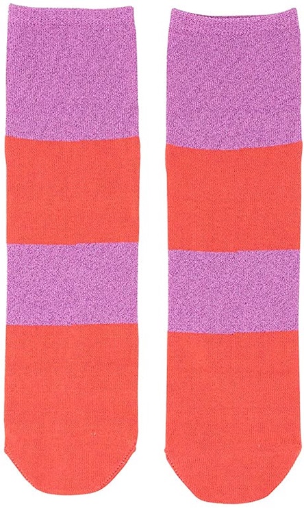 Zeķes Sukeno Cosmetic Socks Nail Polish, oranža/rozā, 2 gab.