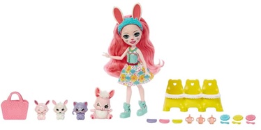 Lelle Mattel Enchantimals Baby Beast Bree Bunny & Twist Bunny HLK85, 15 cm