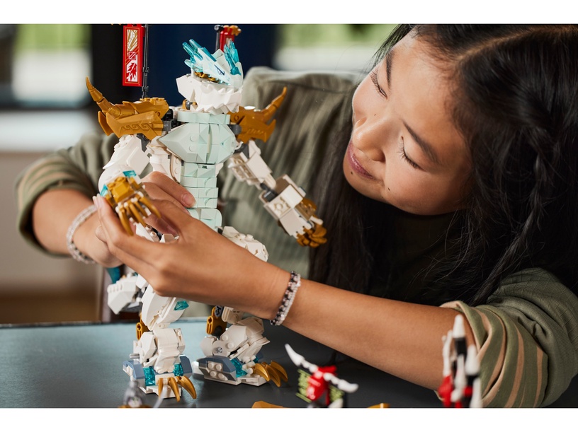 Konstruktors LEGO Ninjago Zane’s Ice Dragon Creature 71786
