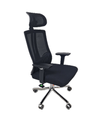 Офисный стул D068, 62 x 52 x 123 см, черный
