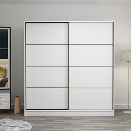 Skapis Kalune Design Kale 7148, balta, 52 cm x 220 cm x 210 cm