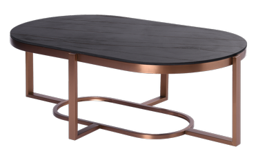 Журнальный столик Miloo Via Nero, черный, 70 см x 130 см x 45 см