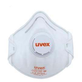 Respirators Uvex FFP2, balta, 3 gab.