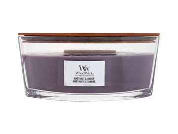 Свеча ароматическая WoodWick Amethyst & Amber, 30 - 40 час, 453.6 г, 120 мм x 90 мм