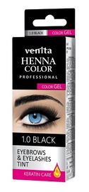 Краска для бровей и ресниц Venita Henna Color, Black 01