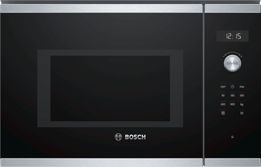 Iebūvēta mikroviļņu krāsns Bosch BFL554MS0, melna/nerūsējošā tērauda, 900 W (bojāts iepakojums)/01