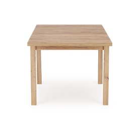 Pusdienu galds izvelkams Tiago Square, ozola, 90 - 125 cm x 90 cm x 77 cm