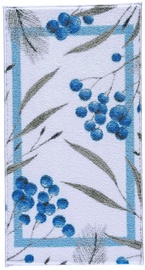 Vannas istabas paklājs Foutastic Allium 352CNF1087, zila/balta/pelēka, 100 cm x 57 cm