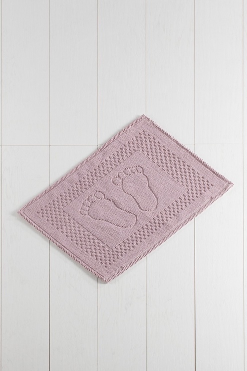 Vannas istabas paklājs Foutastic Foet 359CHL1261, rozā, 70 cm x 50 cm