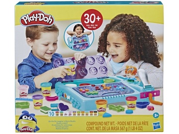 Аксессуары для пластилина Hasbro Play-Doh On The Go Imagine N Store Studio F3638, многоцветный