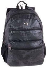 Школьный рюкзак Pulse Black Army, черный, 33 см x 23 см x 46 см