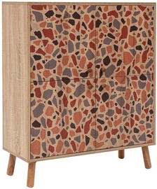 Шкафчики Kalune Design Multi Purpose Pebble, многоцветный/дуб сонома, 36 см x 95 см x 111 см