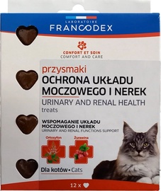 Skanėstas katėms Francodex Comfort and Care Urinary and Renal Health, žuvis, 12 vnt.