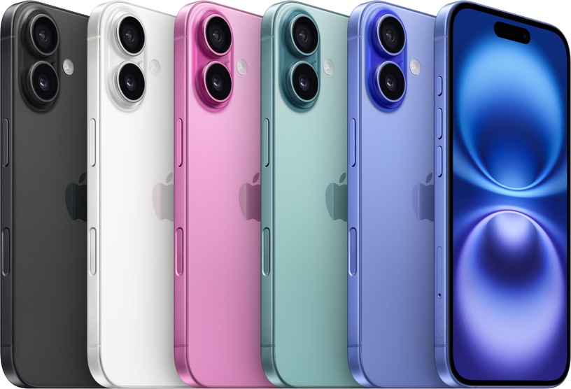 Mobiiltelefon Apple iPhone 16, 512 GB, valge