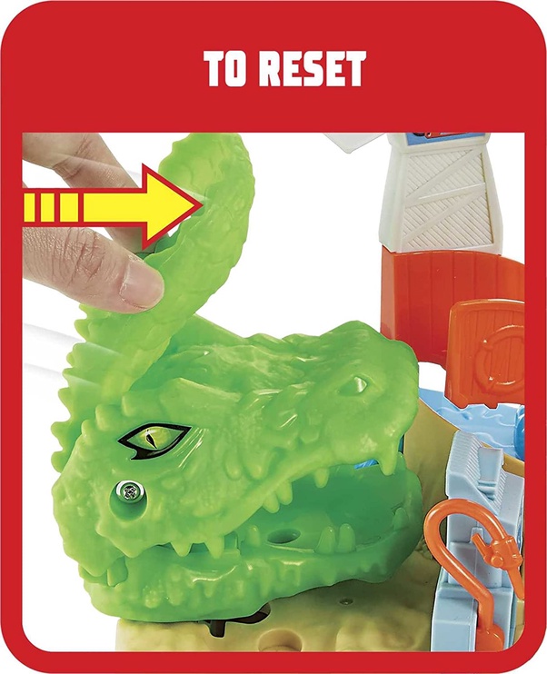 Autotrase Hot Wheels City Toxic Gator Attack GTT69