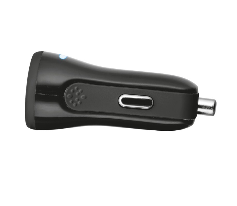 Auto telefona lādētājs Trust, DC/2 x USB, melna