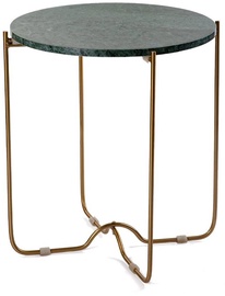 Kafijas galdiņš Homla Marble Basic, zaļa, 42 cm x 42 cm x 45 cm