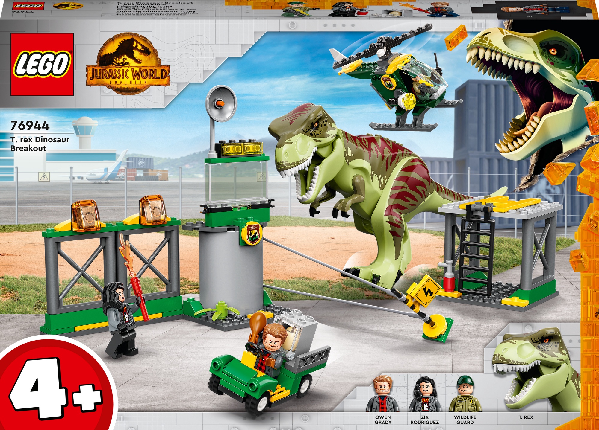 Конструктор LEGO Jurassic World Побег тираннозавра 76944 - K-rauta