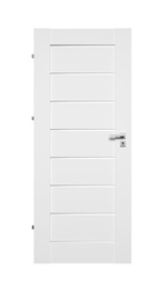 Полотно межкомнатной двери Domoletti KAMIRA, левосторонняя, белый, 203.5 x 84.4 x 4 см