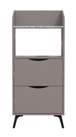 Кухонный шкаф Kalune Design Gorki, коричневый/серый, 360 мм x 600 мм x 1360 мм