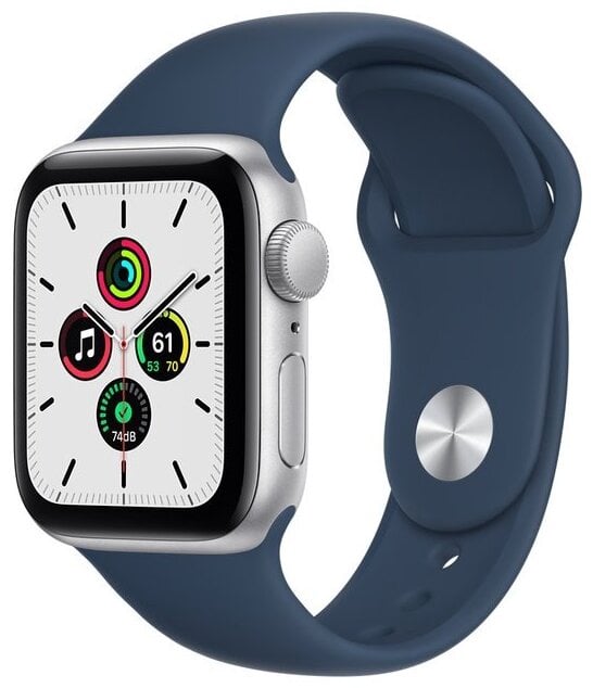 Умные часы Apple Watch SE GPS + Cellular 40mm, синий/серебристый