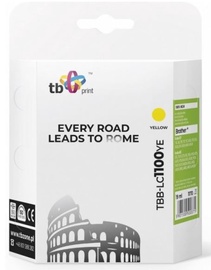 Printera kasetne TB Print TBB-LC1100YE, dzeltena, 19 ml