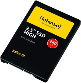 Kietasis diskas (SSD) Intenso High 3813440, 2.5", 240 GB