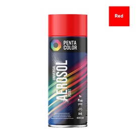 Krāsu aerosoli Pentacolor Universal, preču zīmes, sarkana, 0.4 l