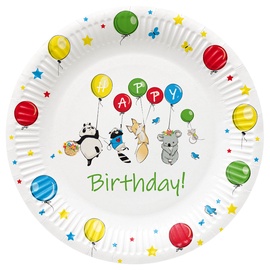 Одноразовая тарелка PAW Balloons, Ø 23 см, 8 шт.