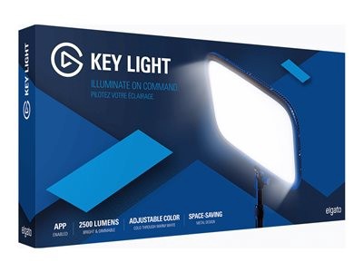 Lamp professionaalseks valgustamiseks Elgato Key Light Professional Studio and Streaming Lighting 45W 10GAK9901, must