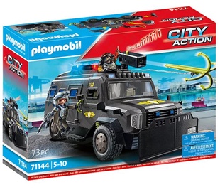 Konstruktor Playmobil City Action Tactical Police: All-Terrain Vehicle 71144, plastik