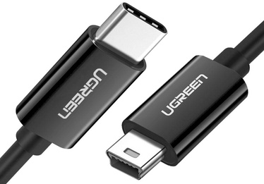 Laidas Ugreen, Mini USB/USB, 1 m, juoda