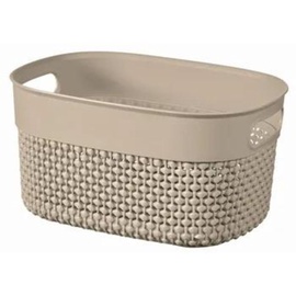 Korv, pesule /esemete hoidmiseks Curver Filo, 6 l, beež, 26.6 x 22 x 15 cm