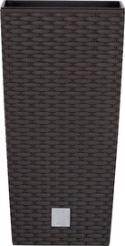 Цветочный горшок Prosperplast Rato DRTS240-440U, пластик, 240 мм, Ø 240 мм x 240 мм, коричневый