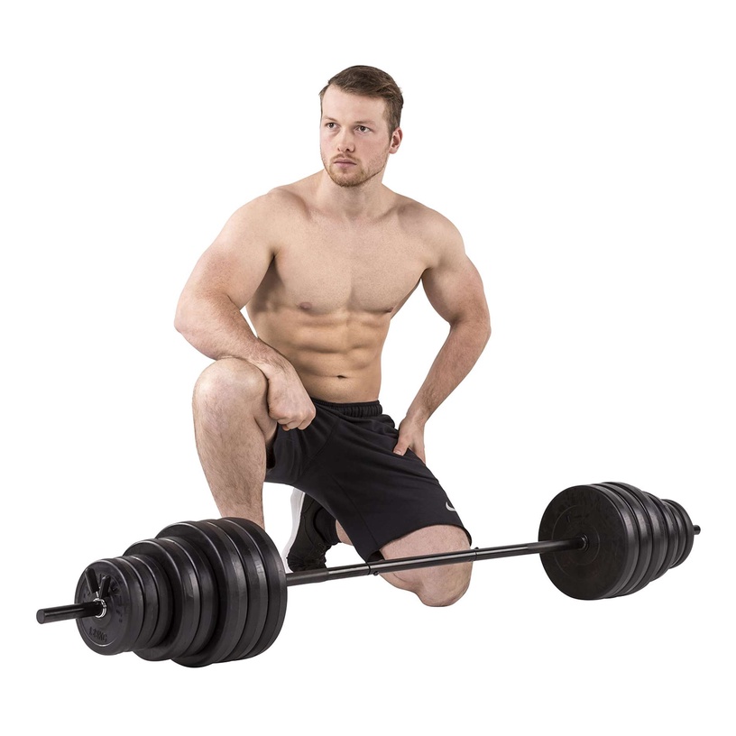 Raskuste ja kangide komplekt Tunturi Vinyl Barbell & Dumbbell Set, 50 kg