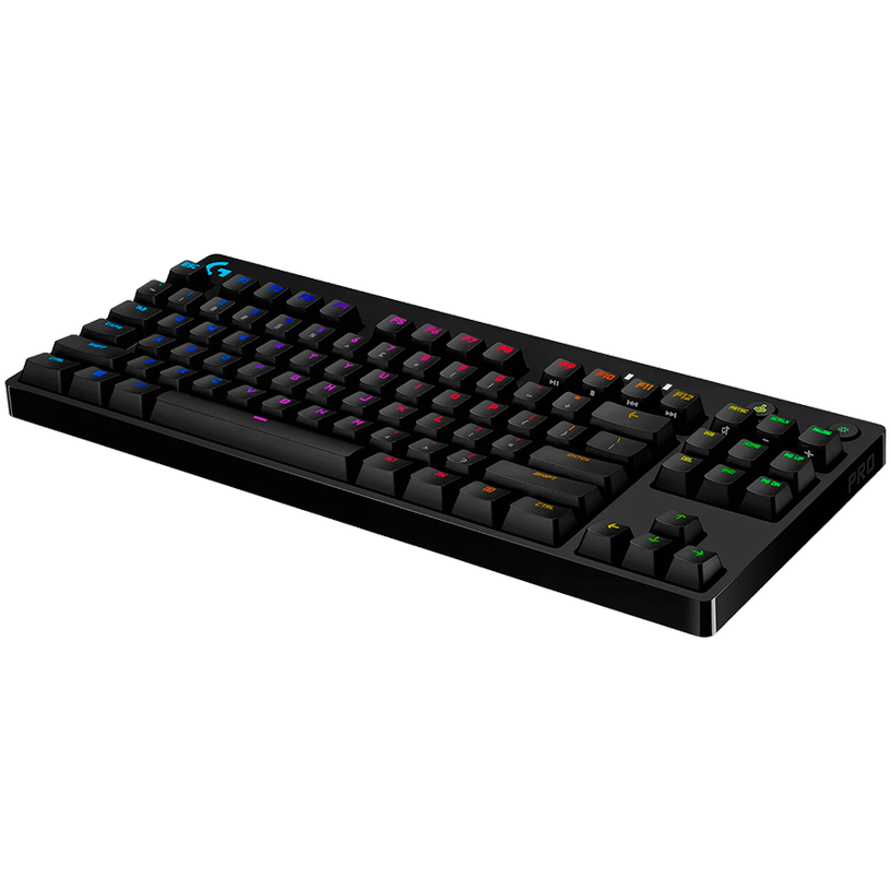 Klaviatuur Logitech G Pro X TKL GL Tacticle, EN, must, juhtmeta