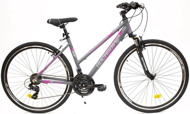 Dviratis kalnų Rocksbike City Comfort, 28 ", 18" rėmas, rožinis/pilkas