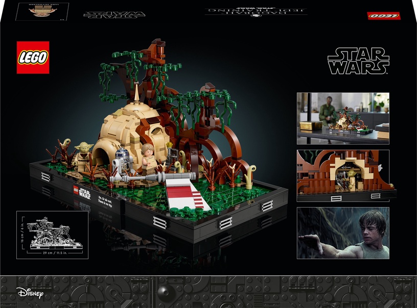 Konstruktors LEGO Star Wars Diorāma: džedu treniņi uz planētas Dagobah™ 75330