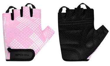 Велосипедные перчатки для женщин Spokey Sestola, черный/розовый, S