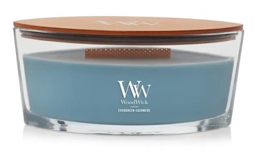 Svece, aromātiskā WoodWick Ellipse Evergreen Cashmere, 30 - 40 h, 453.6 g