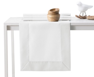 Galda celiņš DecoKing Pure BRD, balta, 200 x 40 cm