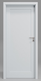 Siseukseleht Domoletti DOMINO, vasakpoolne, hall, 204 x 74.4 x 4 cm