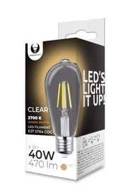 Лампочка Forever Light LED, ST64, теплый белый, E27, 4 Вт, 470 лм