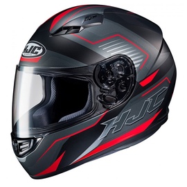 Motocikla ķivere Hjc CS15 Trion, L, melna/sarkana